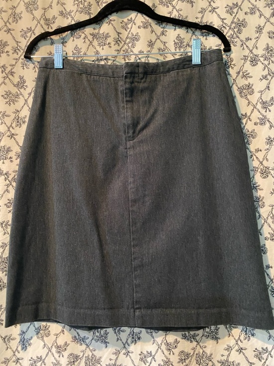 Dockers Dresses & Skirts - Dockers Dark Gray A-Line Skirt